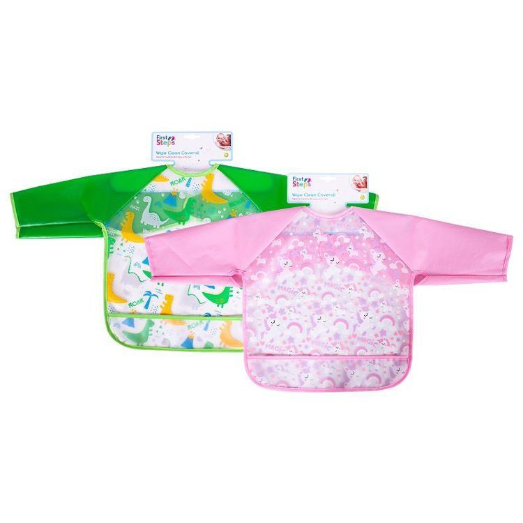Picture of FS698, 6980- Wipe Clean Cover All Bib PINK